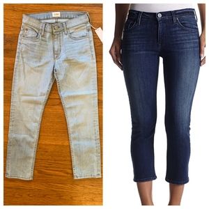 NWT Hudson Fallon Crop (light denim)